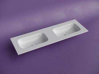 Раковина Ceramicanova Grace CN7022wx с двумя чашами 140 см белый